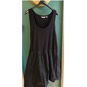 Reitmans Tank Dress Ribbed with poplin skirt